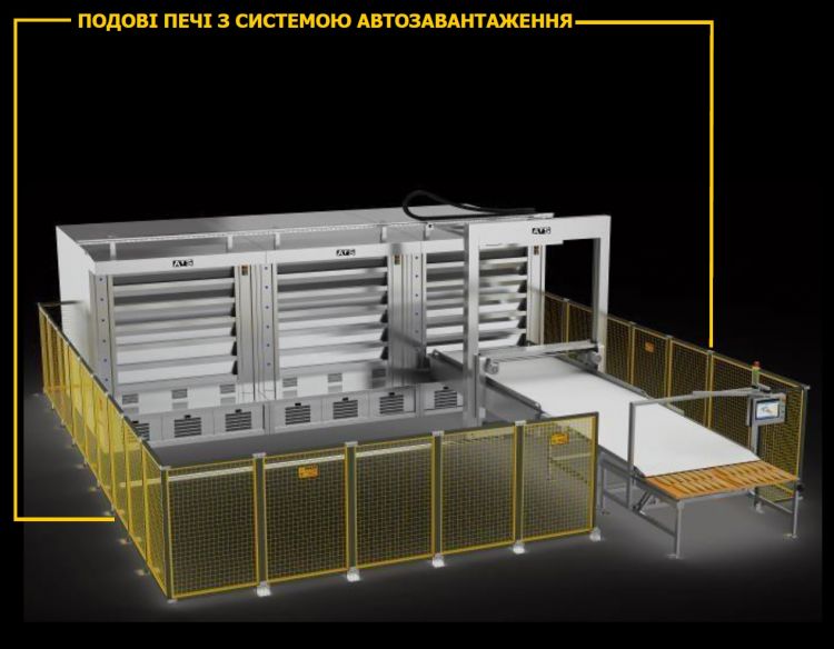 Deck ovens with autoloading systems