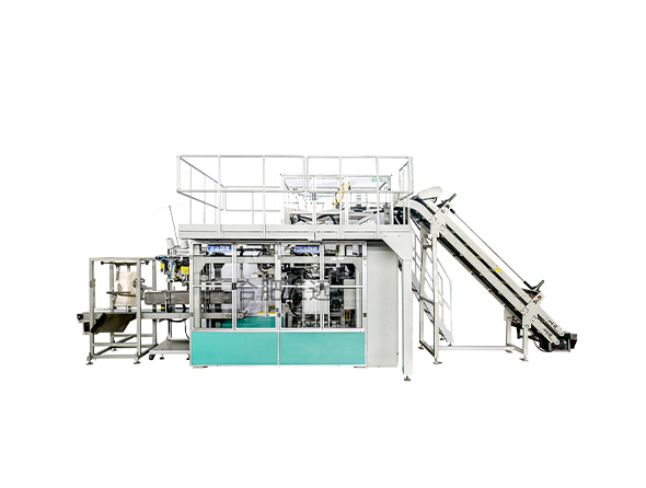 Máquina automática de envasado secundario (grupo) en polietileno VFS1100