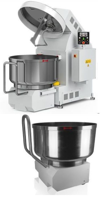 Mixer with interchangeable bowl