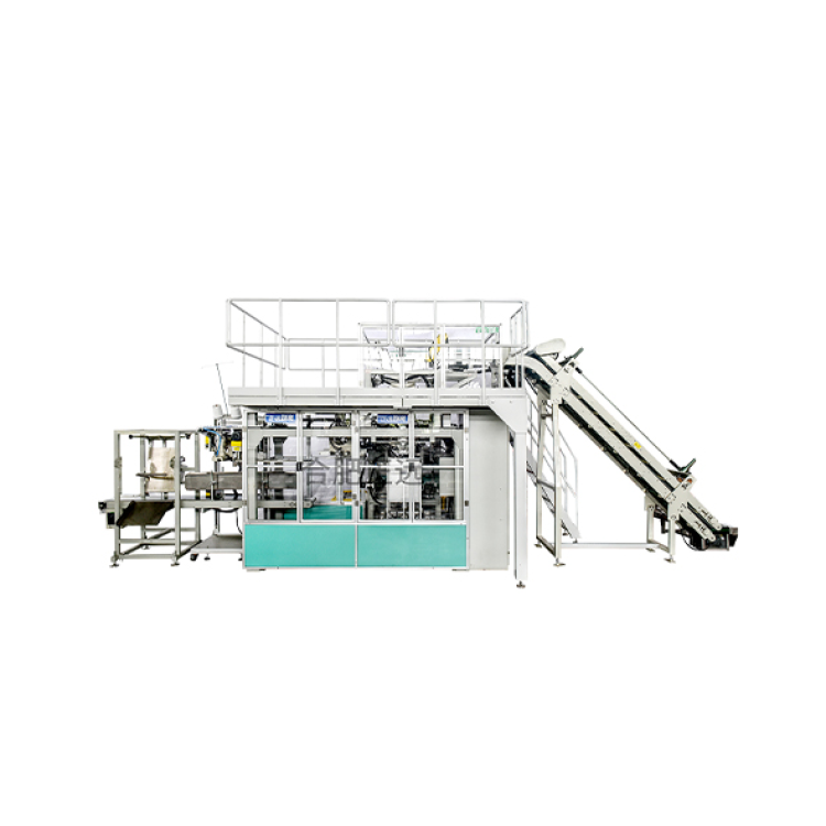 Máquina automática de envasado secundario (grupo) en polietileno VFS1100